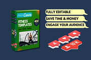 Fitness Templates - Canva Editable, a Social Media Template by Viral Content Design (Thumbnail 7 of 12)