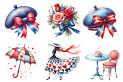 Parisian Valentine Day Clipart, an Illustration by Designworld (Thumbnail 3 of 5)