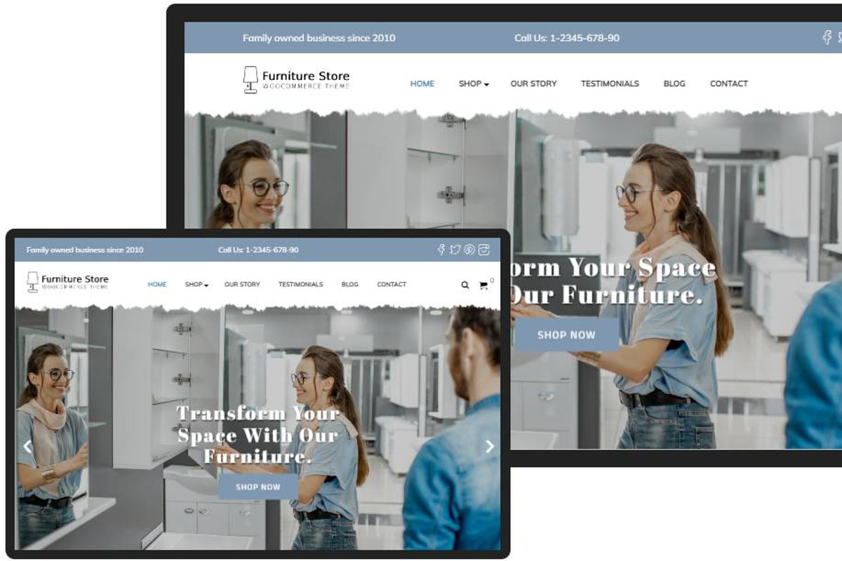 Furniture Store WooCommerce Theme - FurnitureStore preview 6
