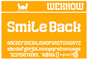 Smile Back font, a Font by weknow (Thumbnail 1 of 8)