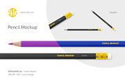 Pencil Mockup Set, a Pens & Pencil Mockup by Country4k (Thumbnail 1 of 4)