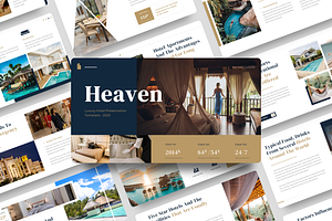 Heaven - Luxury Hotel Keynote, a Presentation Template by YossyOneStd