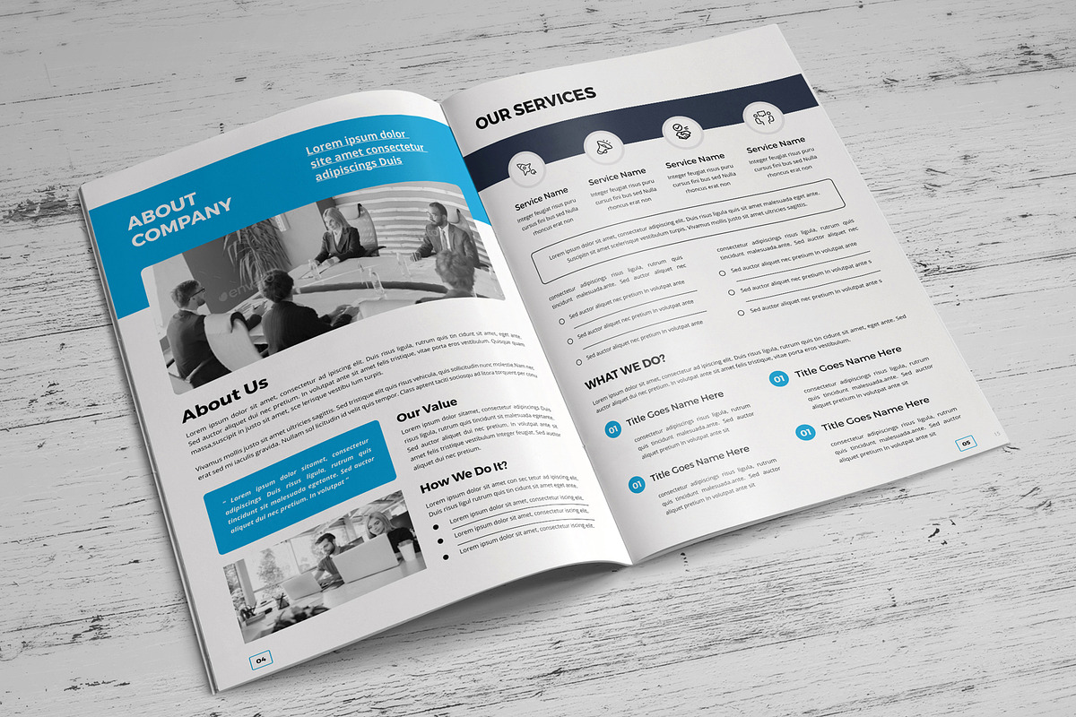 Project Proposal Template V8, a Stationery Template by JanySultana (Photo 3 of 12)