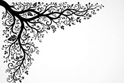 50 Tree Branch Corner Silhouette, a Decorative Illustration by Amazin_art (Thumbnail 16 of 27)