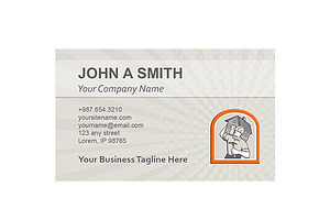 Business Card Template Carpenter Bui