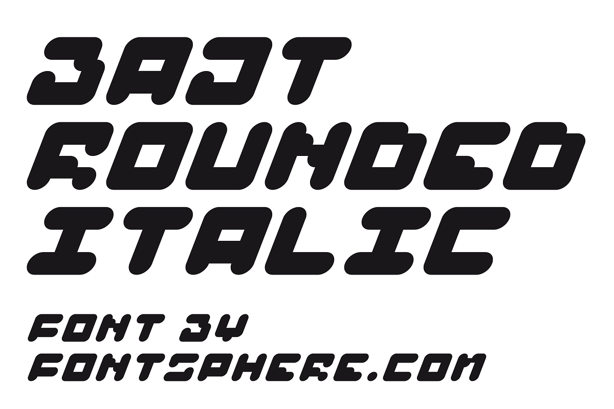 BAJT Rounded Italic - FREE