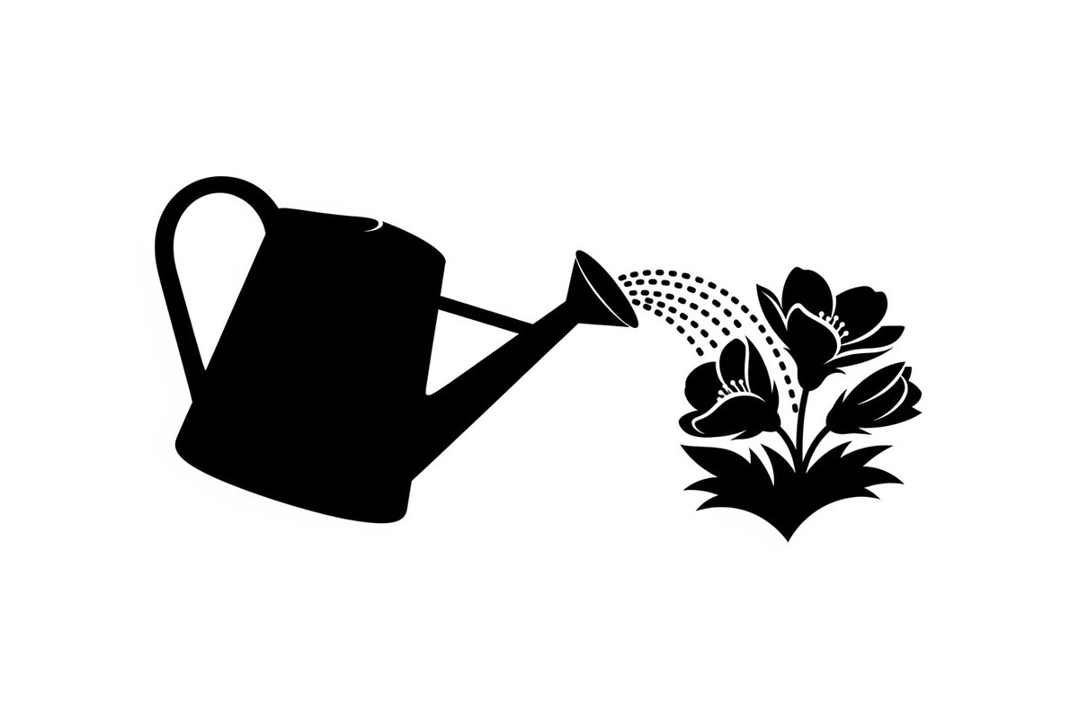 50 Garden Watering Can Silhouette bu, an Illustration by Designer_Momina (Photo 44 of 51)