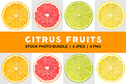 Slices of citrus fruits, an Object Graphic by Fruits+Veggies (Thumbnail 1 of 4)