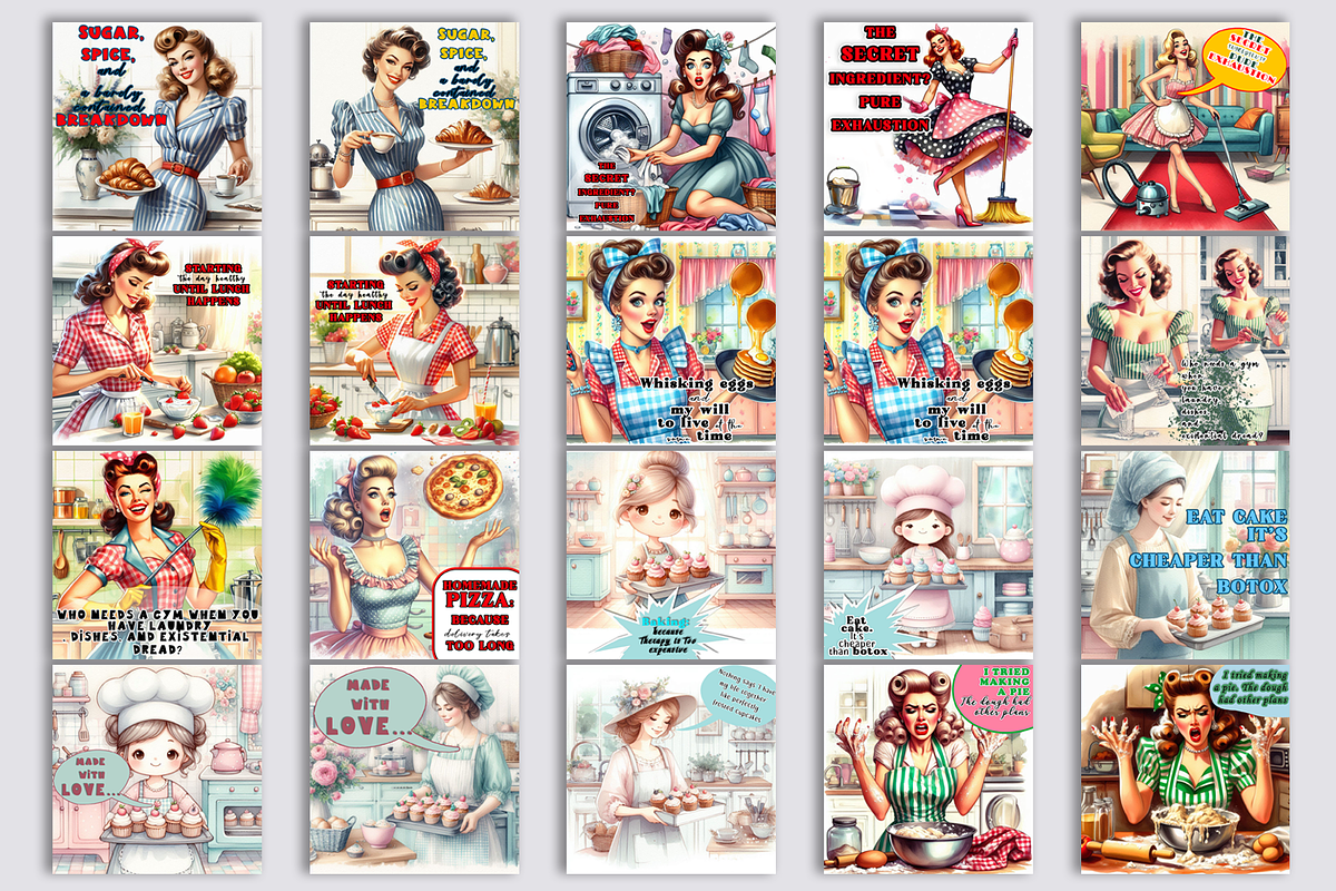 Pin Up Girl Coaster - Sarcastic, a Person Illustration by ElenazlataArt (Photo 6 of 10)