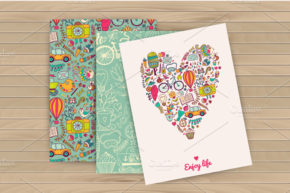 Enjoy life cards, travel pattern preview 6