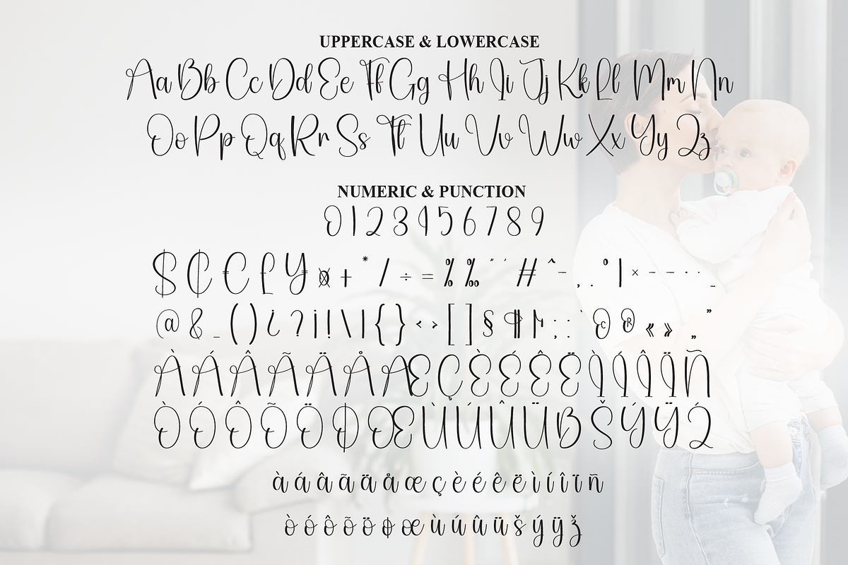 Mother | Script Font, a Handwritten Font by Scratchones (Photo 7 of 9)