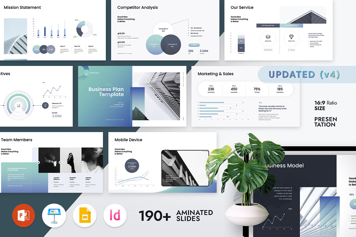 Business Plan Presentation, a Presentation Template by GoldenPixelStudio (Photo 29 of 29)