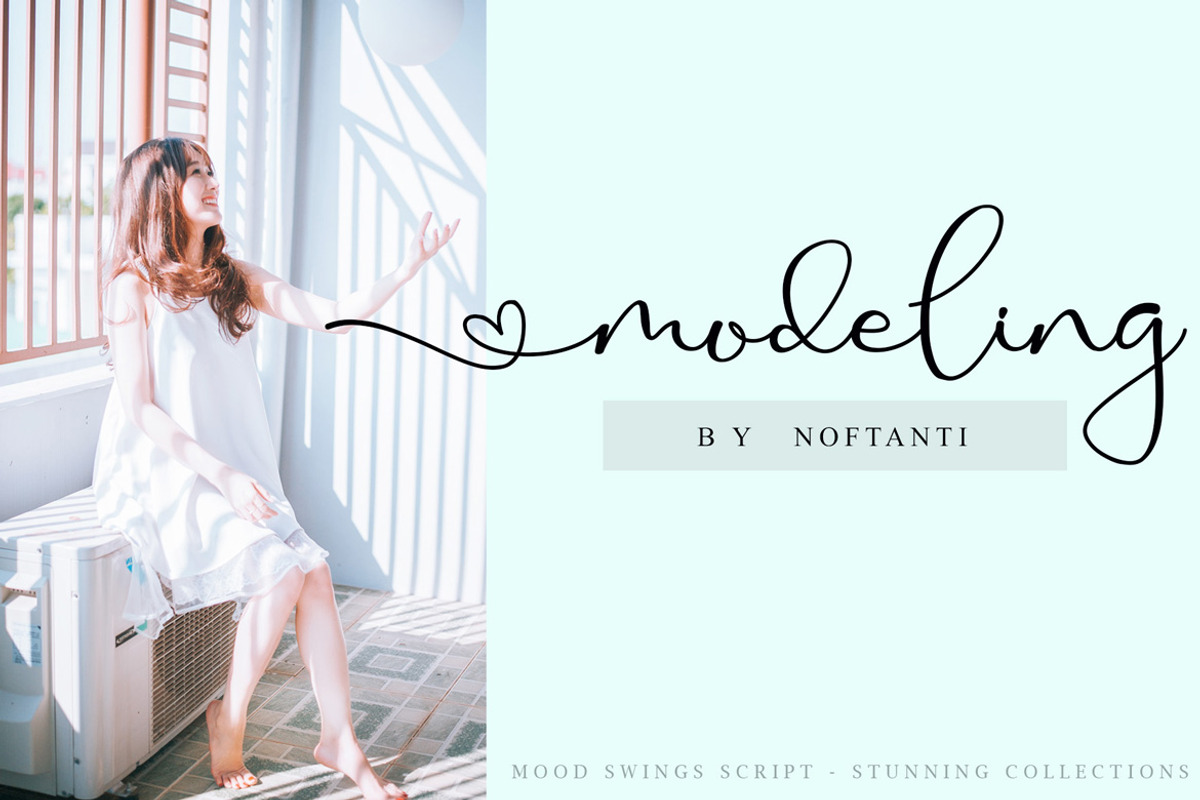 Mood Swings, a Script Font by Aldedesign (Photo 7 of 7)