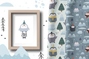 Penguins, a Background Graphic by AnnieArt (Thumbnail 3 of 7)