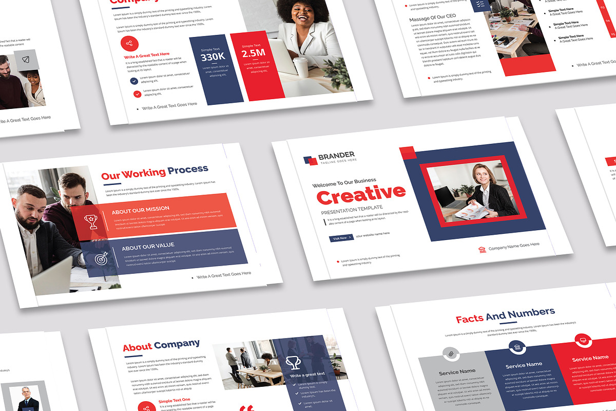 Wellcome Creative Presentation, a Presentation Template by creative-mint (Photo 4 of 8)