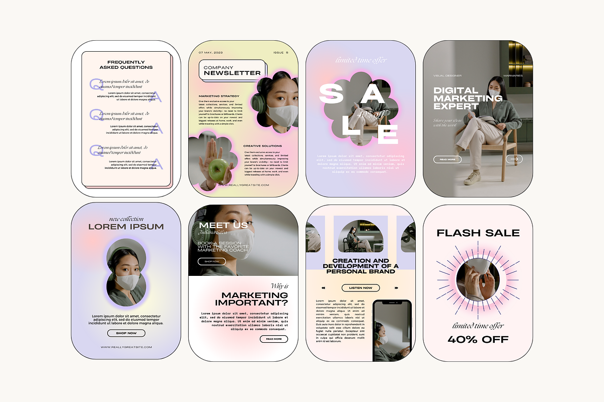 Retro Email Newsletter Pack, an Email Template by marmaries (Photo 4 of 6)