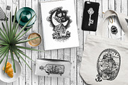 Tattoo style illustrations, an Illustration by Steshnikova (Thumbnail 4 of 7)