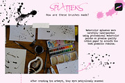 Splatter Brushes for Procreate, a Brush Add-On by Les Frolova (Thumbnail 8 of 9)