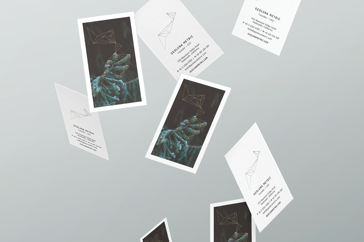 GEOLUNA1 Business Card Template, a Business Card Template by TheOutcrop (Photo 5 of 6)