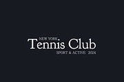 Tennis Club Sport Logo, a Branding & Logo Template by RedRiver Studio (Thumbnail 7 of 12)