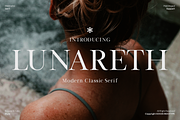 Lunareth - Minimalist Classic Serif, a Serif Font by Indotype Foundry (Thumbnail 1 of 10)
