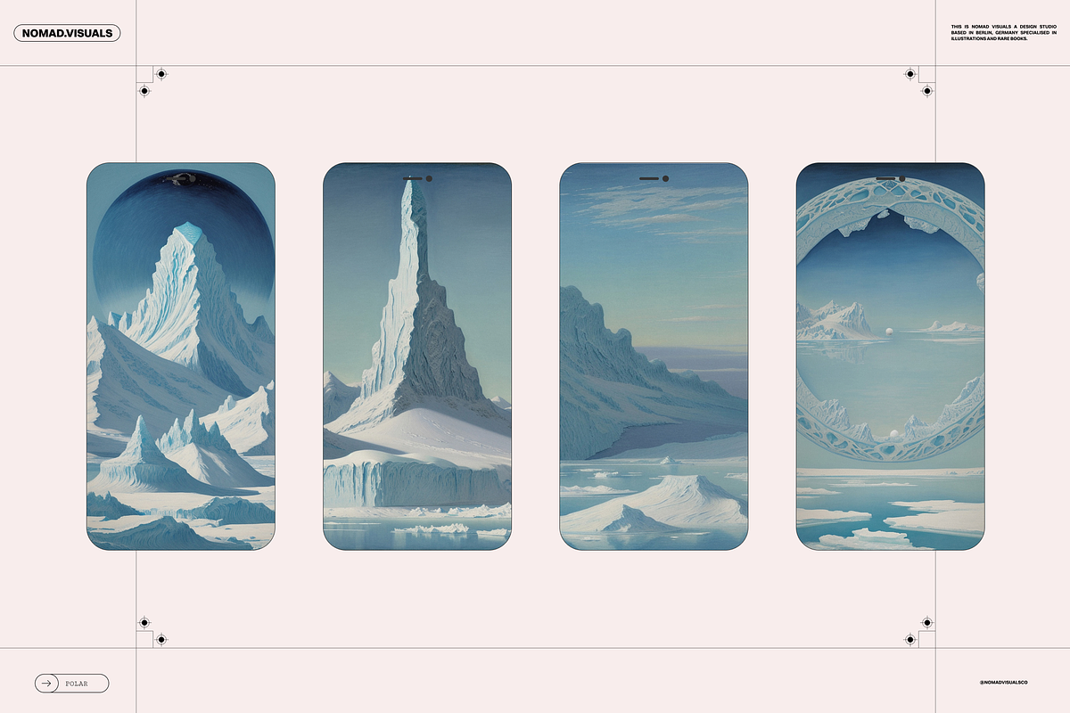 Polar Lands Illustrations, a Background Graphic by Nomad Visuals (Photo 14 of 15)