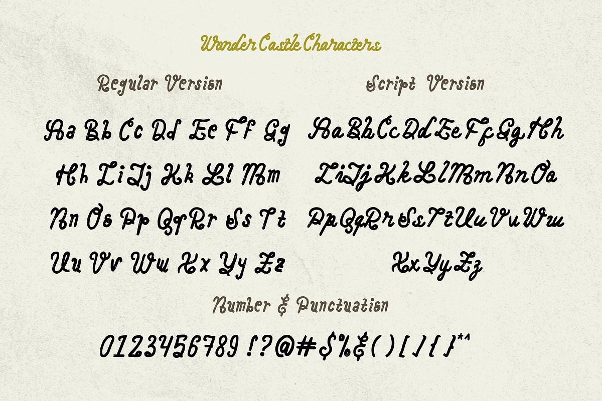 Wonder Castle Magical Handwritten, a Handwritten Font by Sloulyfe (Photo 8 of 10)