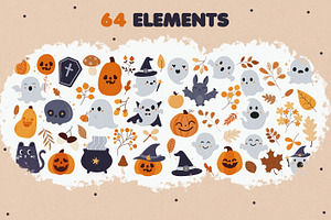 Sweet Baby Ghost - Halloween Clipart