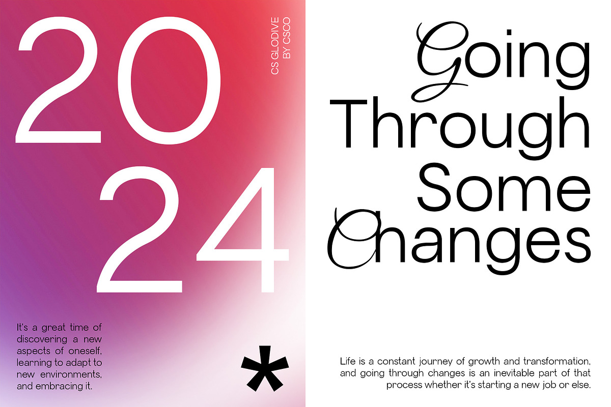 CS Glodive – Modern Font, a Sans Serif Font by Craft Supply Co. (Photo 3 of 8)