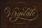 Virgolate - Wedding Font, a Script Font by Letterhend Studio (Thumbnail 1 of 9)