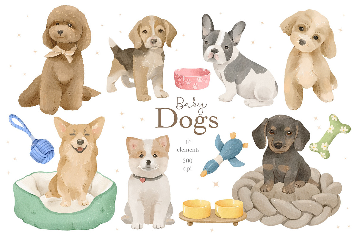 Watercolor Animals Bundle 8 in 1, an Animal Illustration by ArtGiftsStudio (Photo 3 of 10)