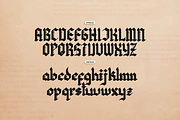 The Chordyle | Blackletter Font, a Blackletter Font by Denustudios (Thumbnail 10 of 12)