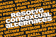 ResotYg, a Sans Serif Font by glukfonts (Thumbnail 2 of 9)