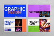 Graphic Design Portfolio Template, a Presentation Template by E-Type (Thumbnail 2 of 4)