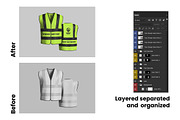 Clean Safety Vest Mockup, a Mockup by My Code Std (Thumbnail 6 of 6)