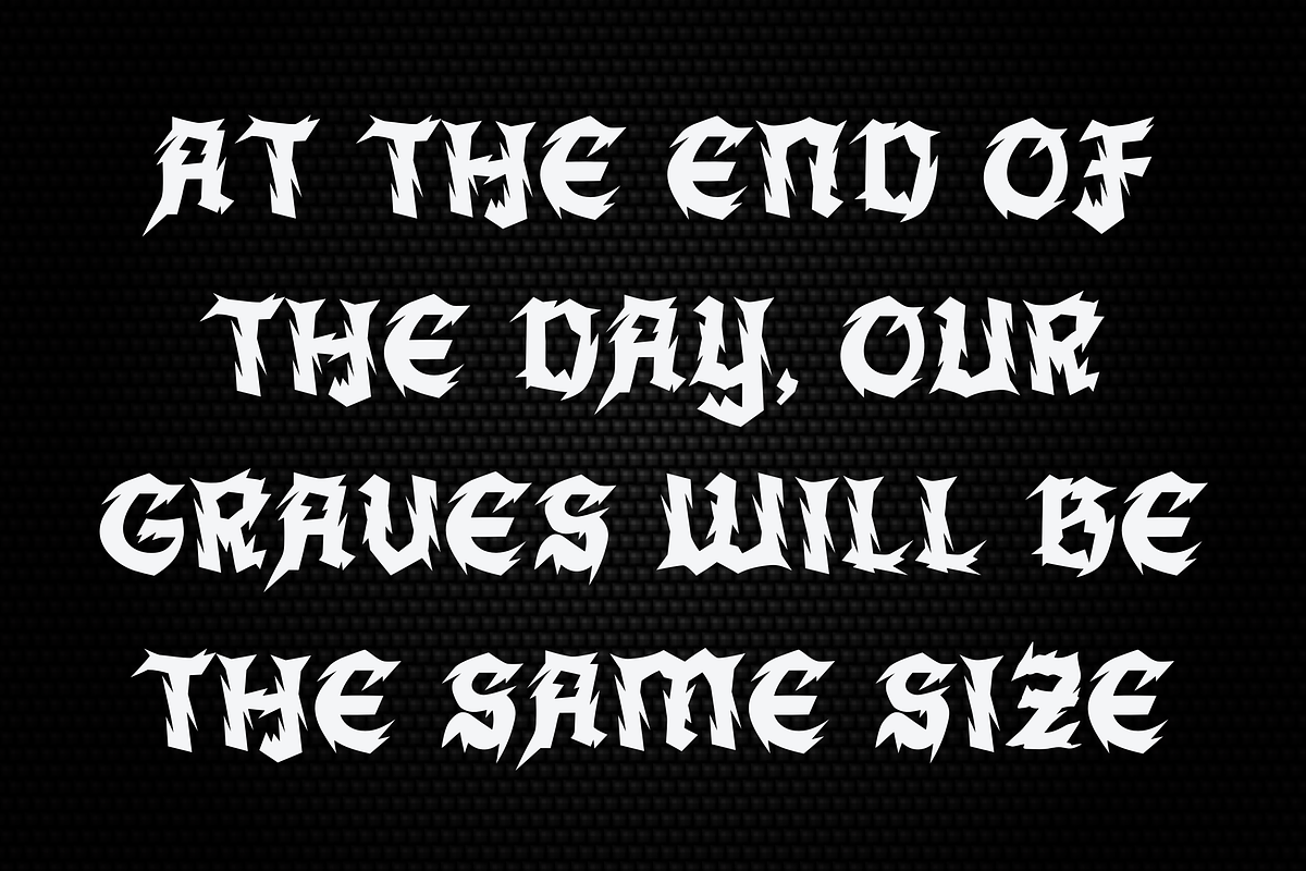 Dark Age Black Metal Font, a Blackletter Font by Tigadestd Type (Photo 4 of 10)