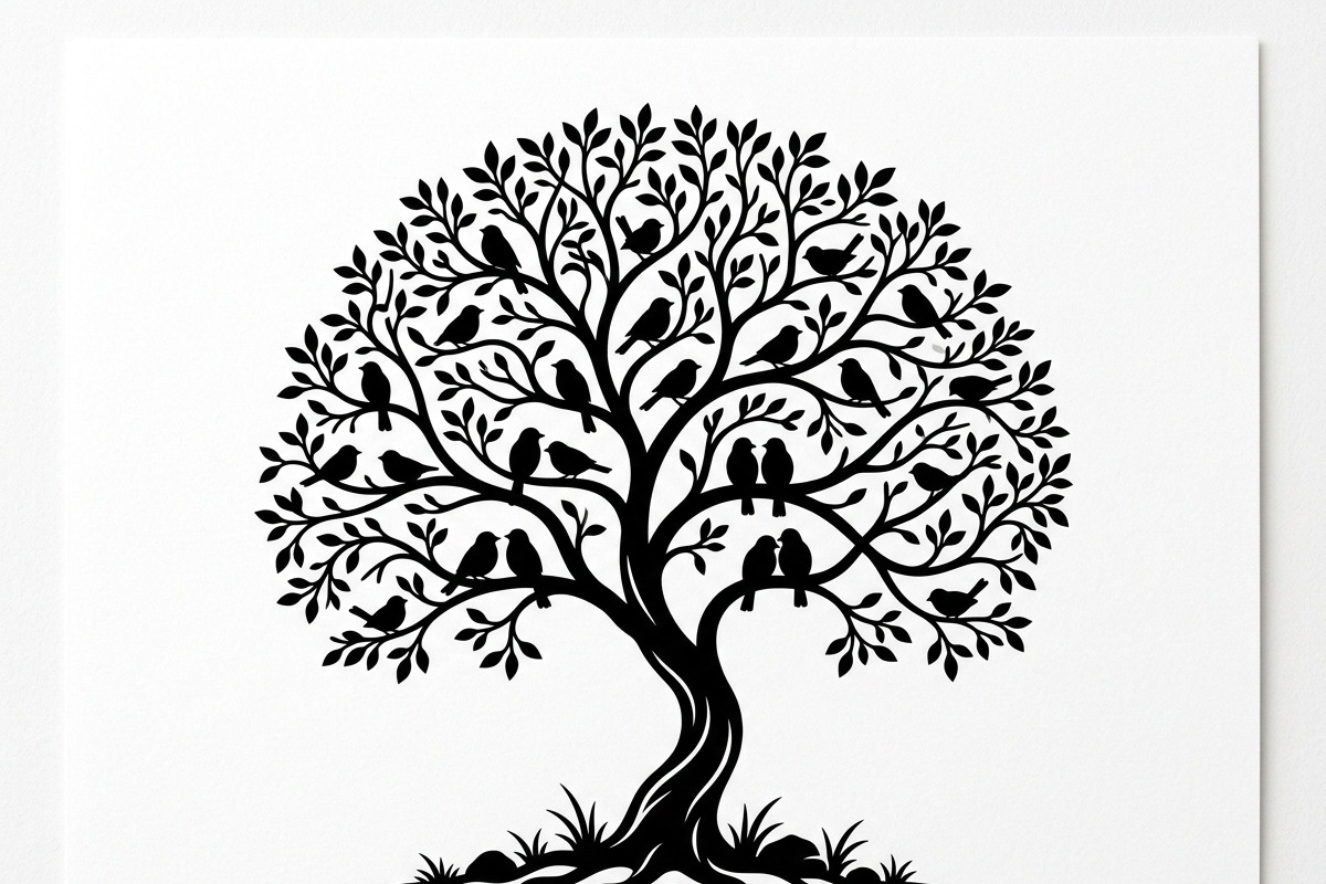 Elegant dream tree silhouette design, a Healthcare Illustration by Amazin_art (Photo 17 of 43)