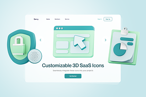 Saasy - SaaS 3D Icon Set