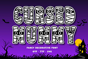 Cursed Mummy - Halloween Font, a Symbol Font by AnningArts (Thumbnail 1 of 8)