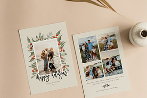 Christmas Card Template CD403