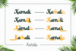 Kamali - An Arabic Style Typeface