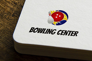 Bowling Center Logo Template, a Branding & Logo Template by mesuka