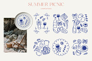 Summer Picnic Elements - Doodle Art, an Illustration by Moonberry_Studio (Thumbnail 7 of 14)