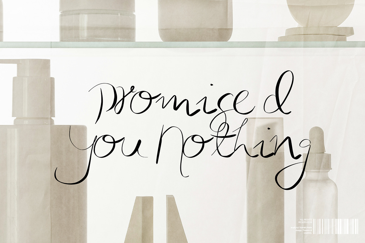 ATELIER KUKU quick & messy script, a Handwritten Font by ana & yvy (Photo 8 of 9)