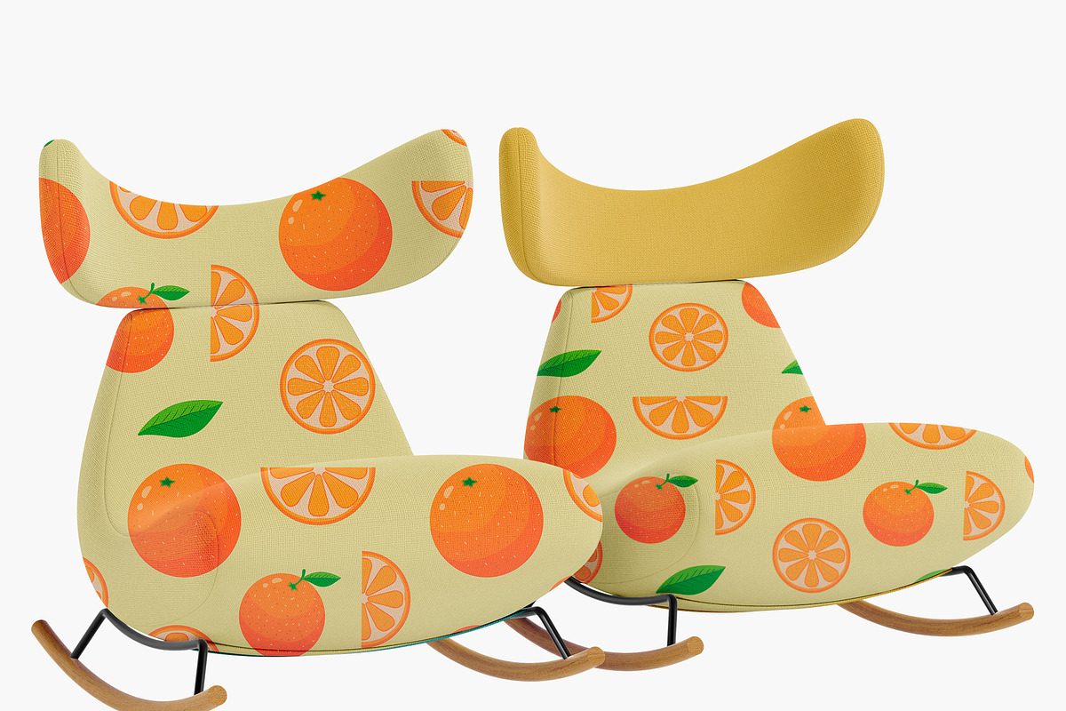 Seamless pattern with oranges, a Texture Illustration by JYa_Design (Photo 3 of 3)