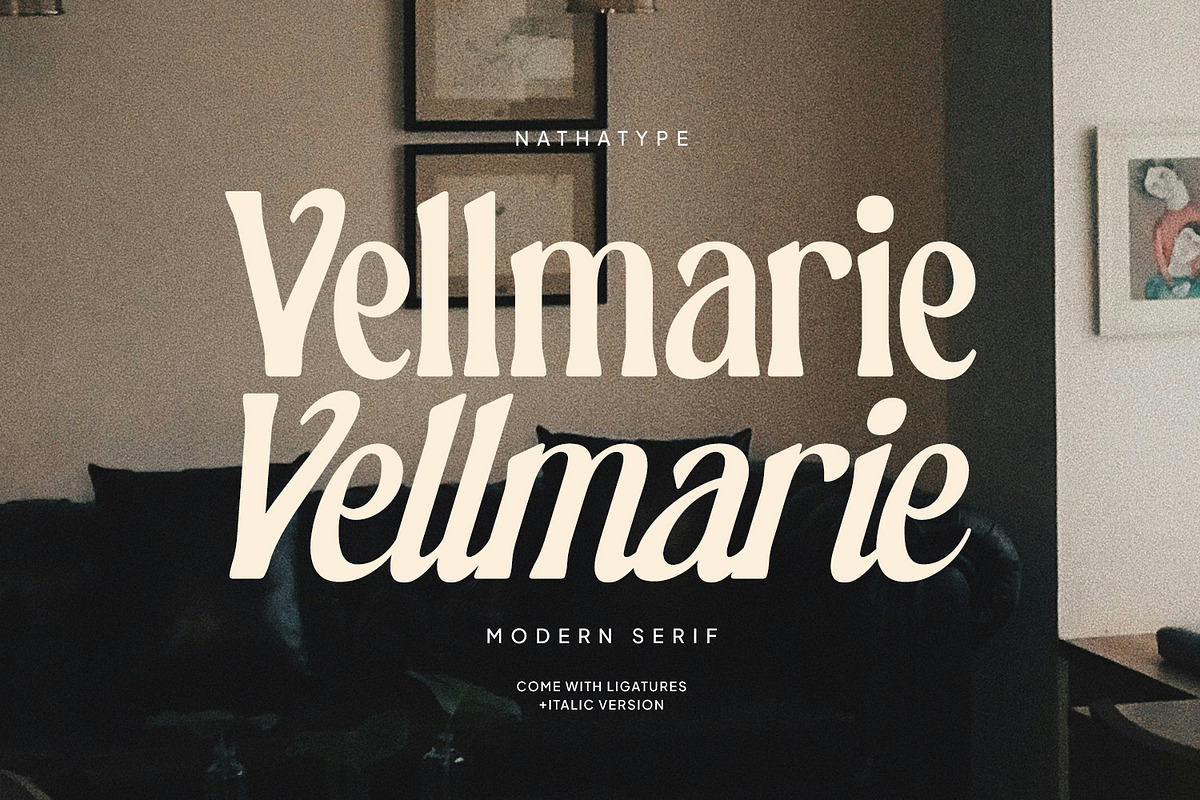 Vellmarie, a Font by Nathatype (Photo 1 of 10)