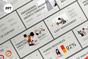 Gray Modern Annual Report PPT, a Presentation Template by graphicook (Thumbnail 1 of 5)