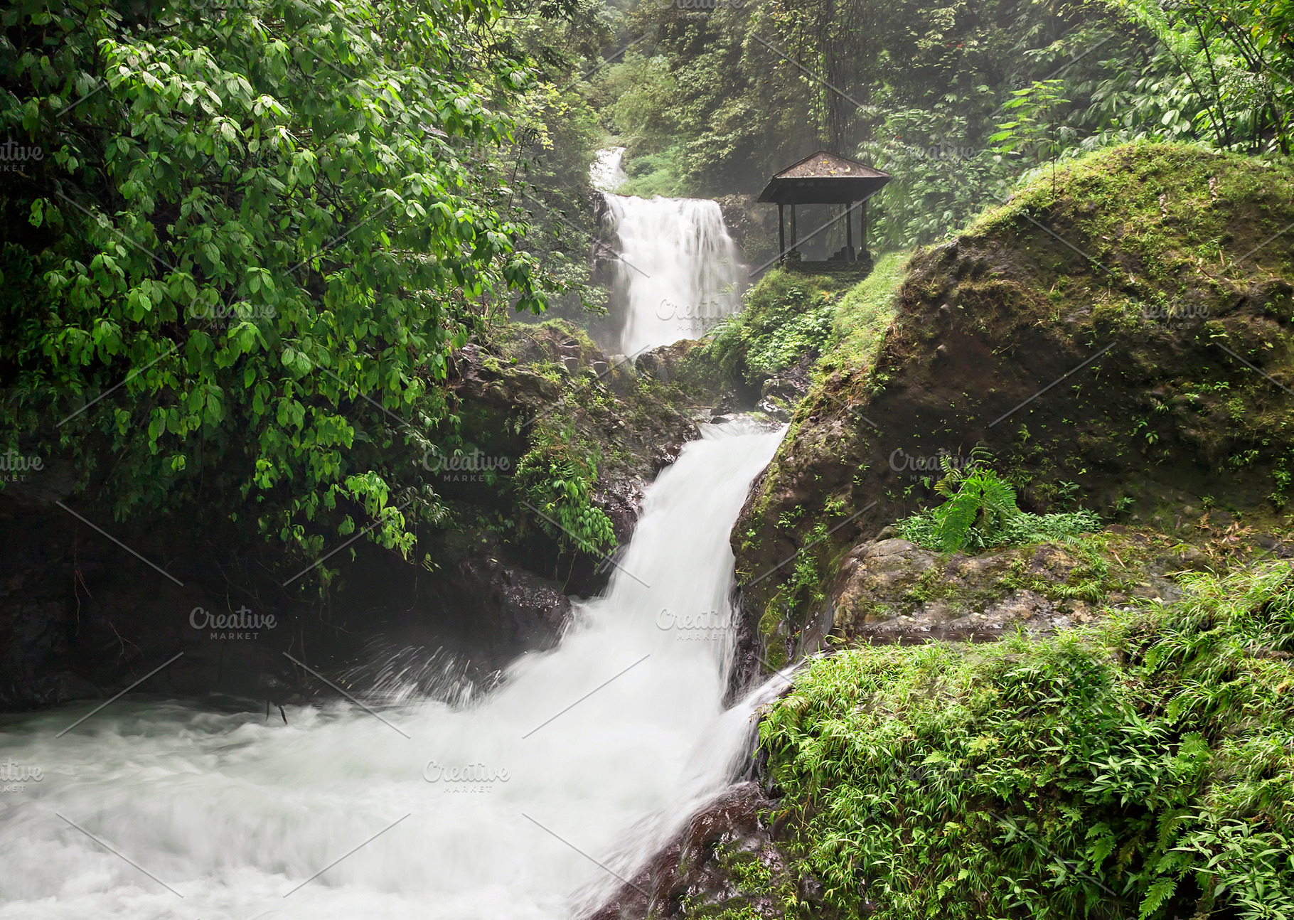 Beauty waterfall, a Photo by saiko3p
