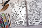 BESTIARY - Coloring Book, a Decorative Illustration by AntonPix Studio (Thumbnail 3 of 20)