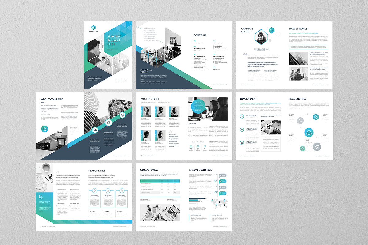 Annual Report 2022, a Brochure Template by Brochure-Market (Photo 8 of 8)